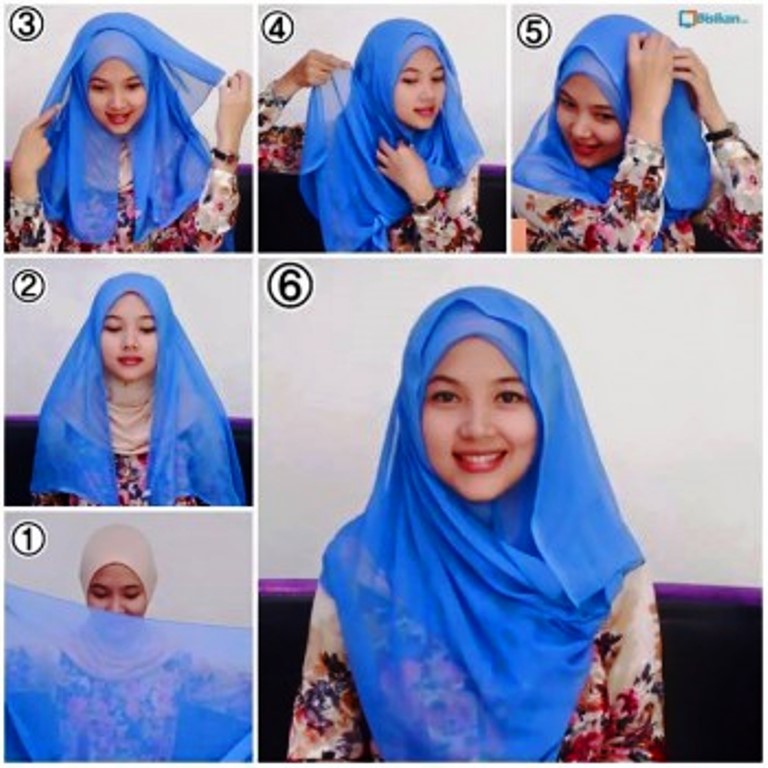 Tips Tutorial Hijab Paris Sederhana Yang Paling Kekinian